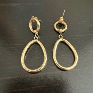 14K Gold drop earrings